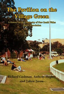 The Pavilion on The Village Green cover photo showing uni students watching sport